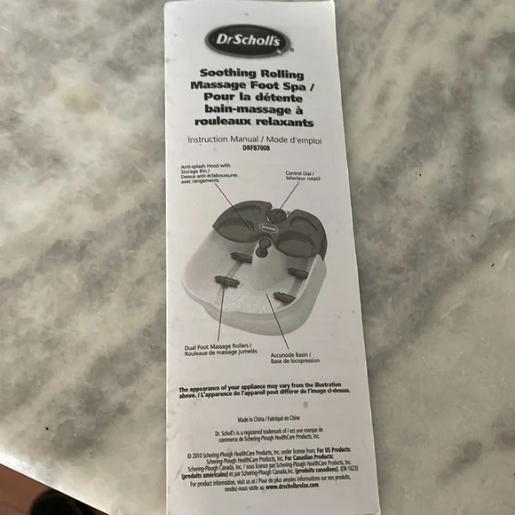 Dr. Scholls soothing rolling massage foot spa - Picture 6 of 6